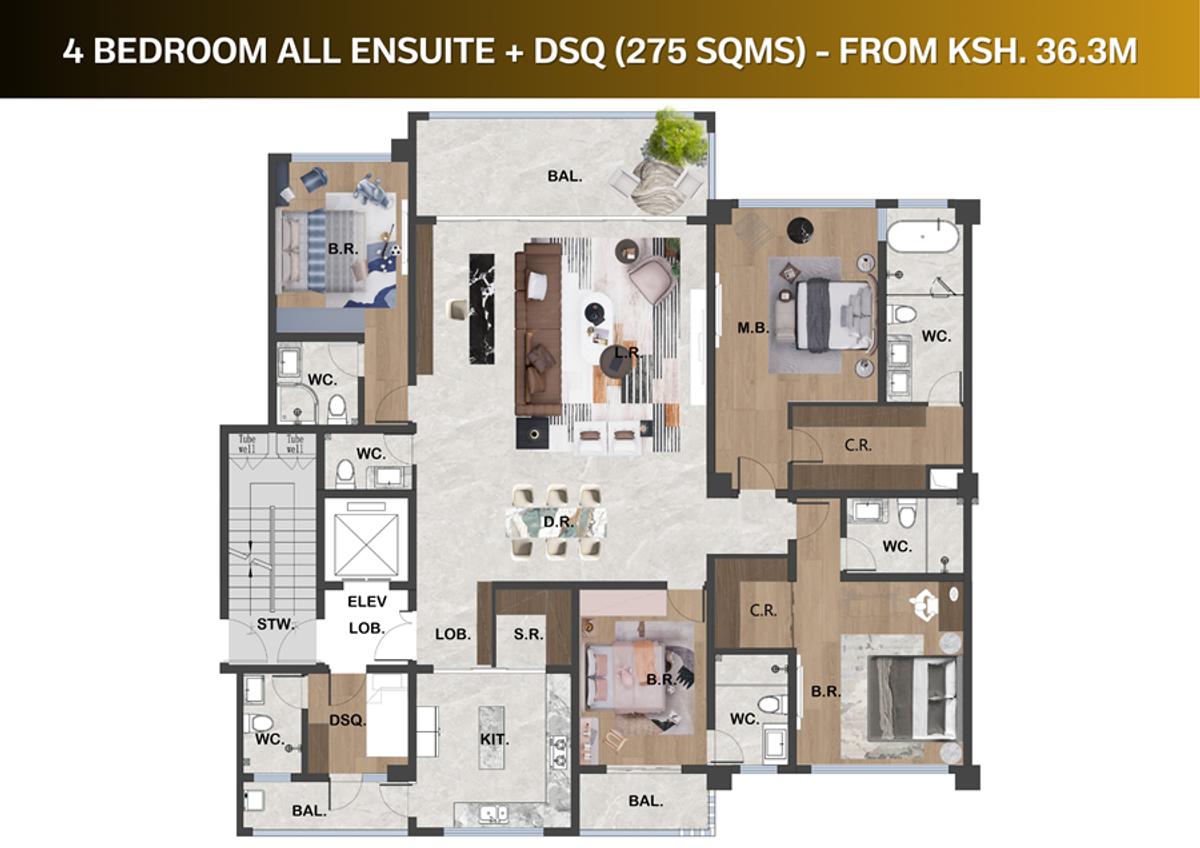 Gaia Brookside by Wonder Properties in Brookside, Nairobi - 6