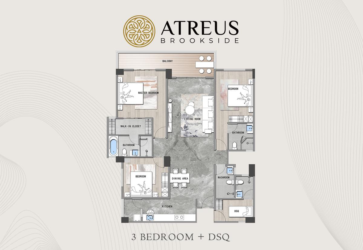 3 Bed Apartment with En Suite in Westlands Area - 1