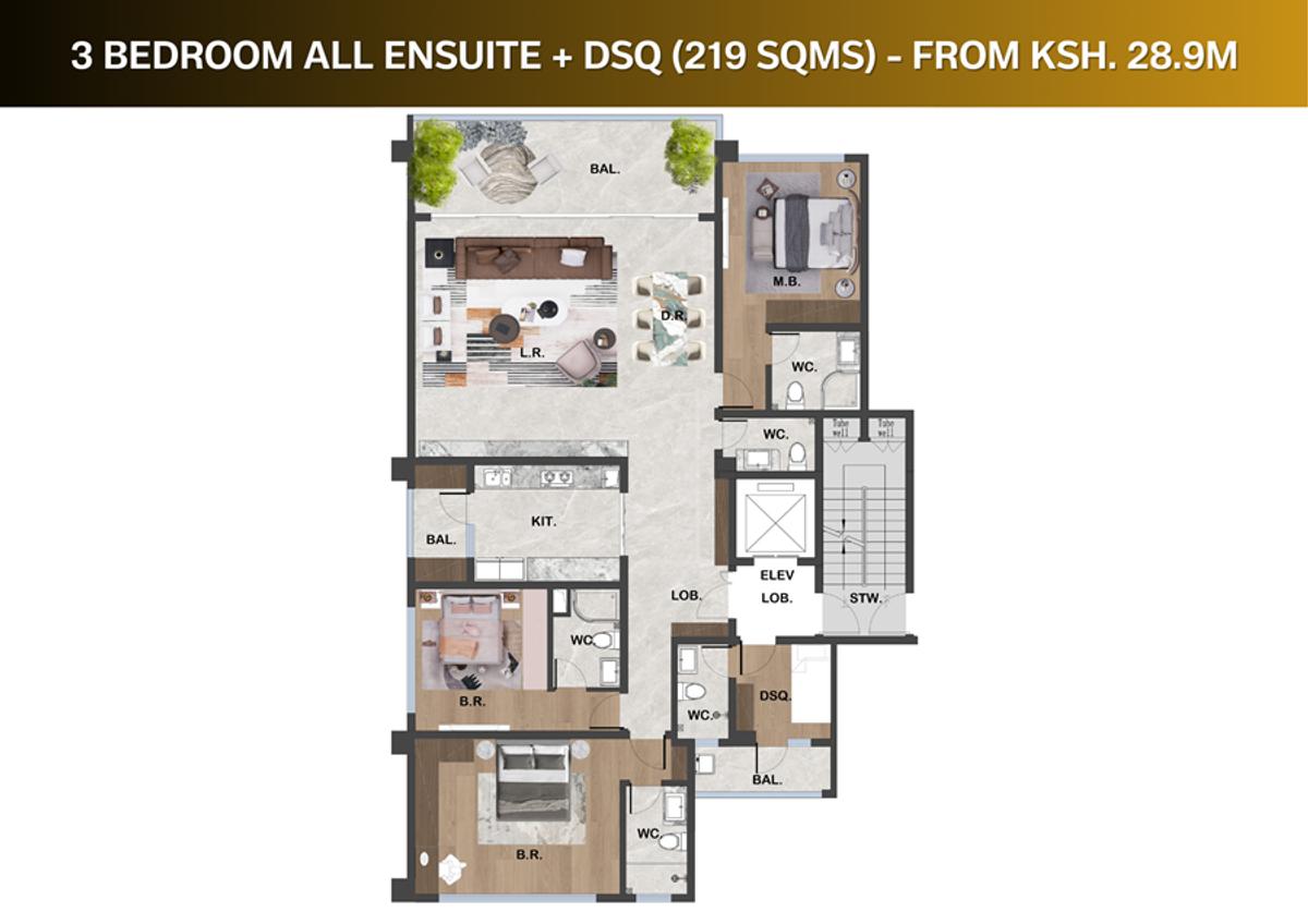 Gaia Brookside by Wonder Properties in Brookside, Nairobi - 7