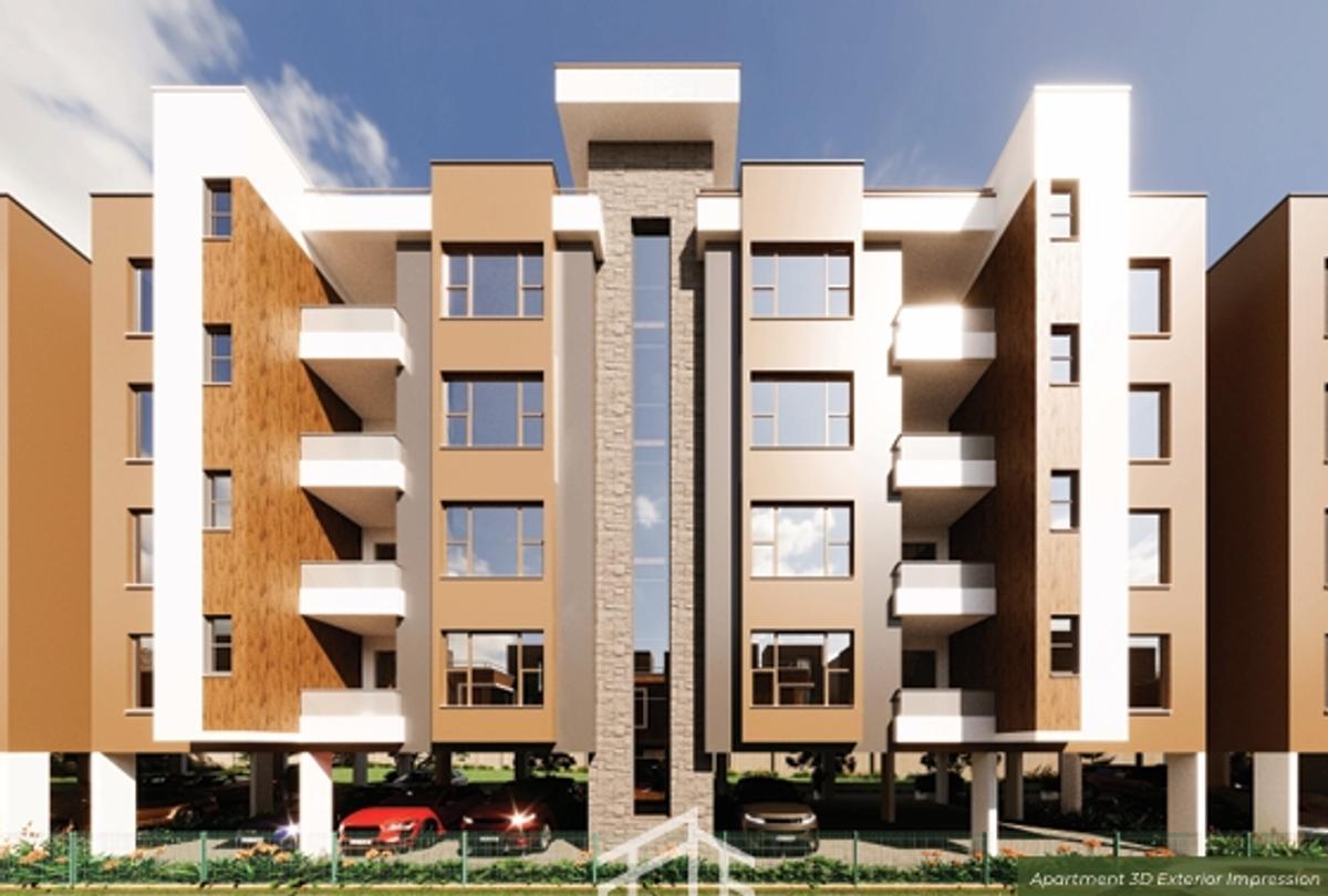 3 bed apartment with en suite at mlolongo estate-mombasa road (under constructio ...