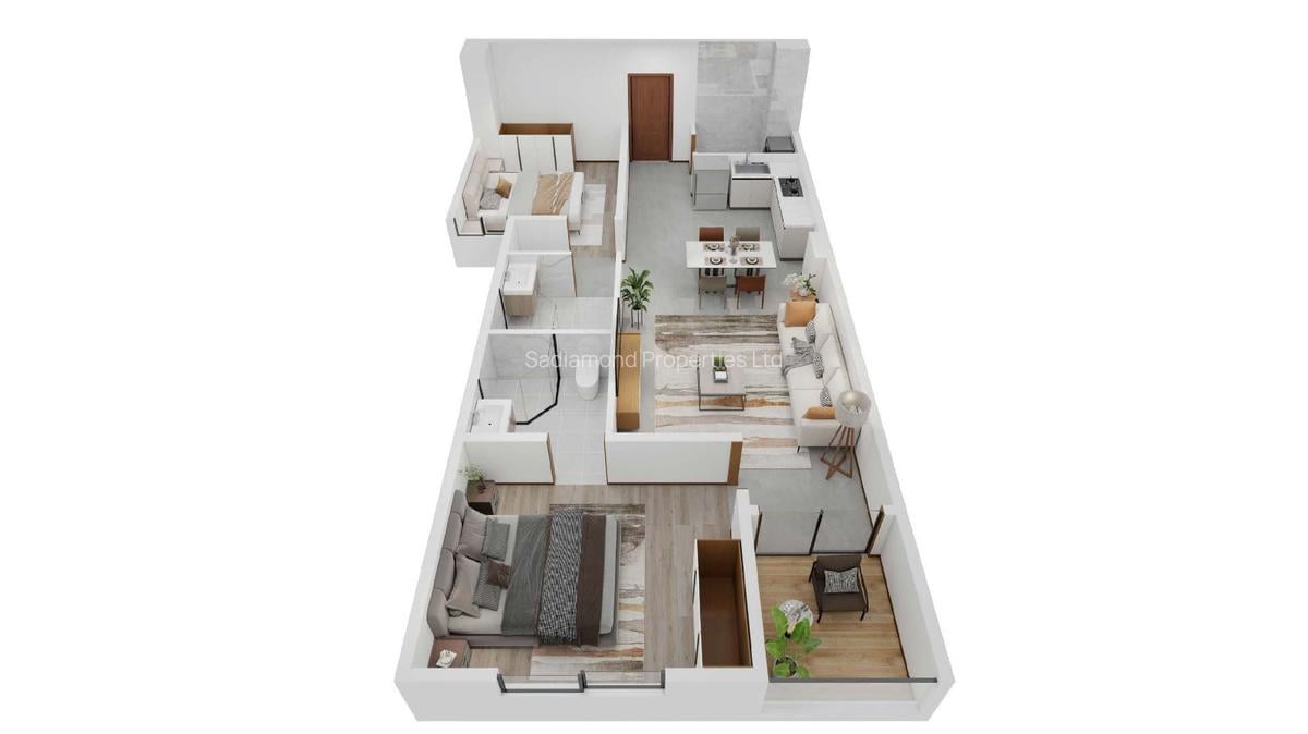 3 Bed Apartment with En Suite in Brookside - 11