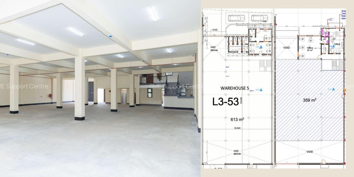 1,000 m² Warehouse with Service Charge Included in Tatu City - 8