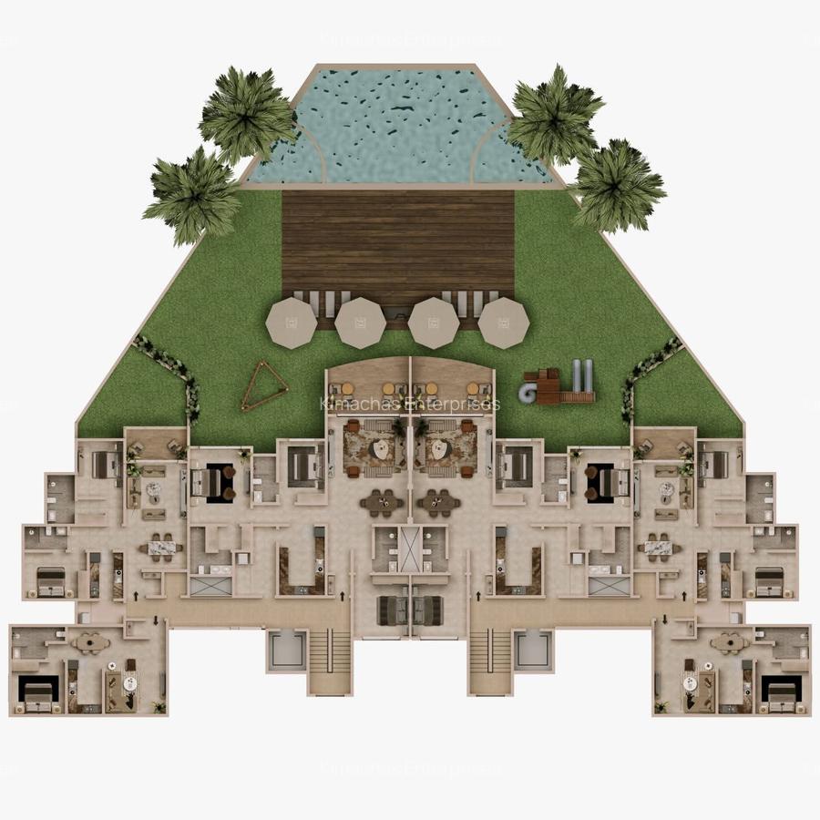 3 Bed Apartment with En Suite at Mwamba Drive - 18