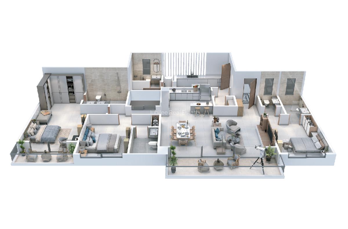 2 Bed Apartment with En Suite at Peponi Road - 8