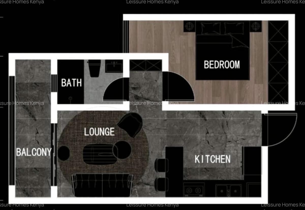 1 Bed Apartment with Swimming Pool at Mogotio Road - 7