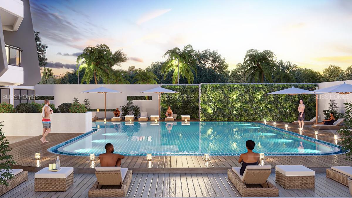 2 Bed Apartment with Swimming Pool at Nyali - 14