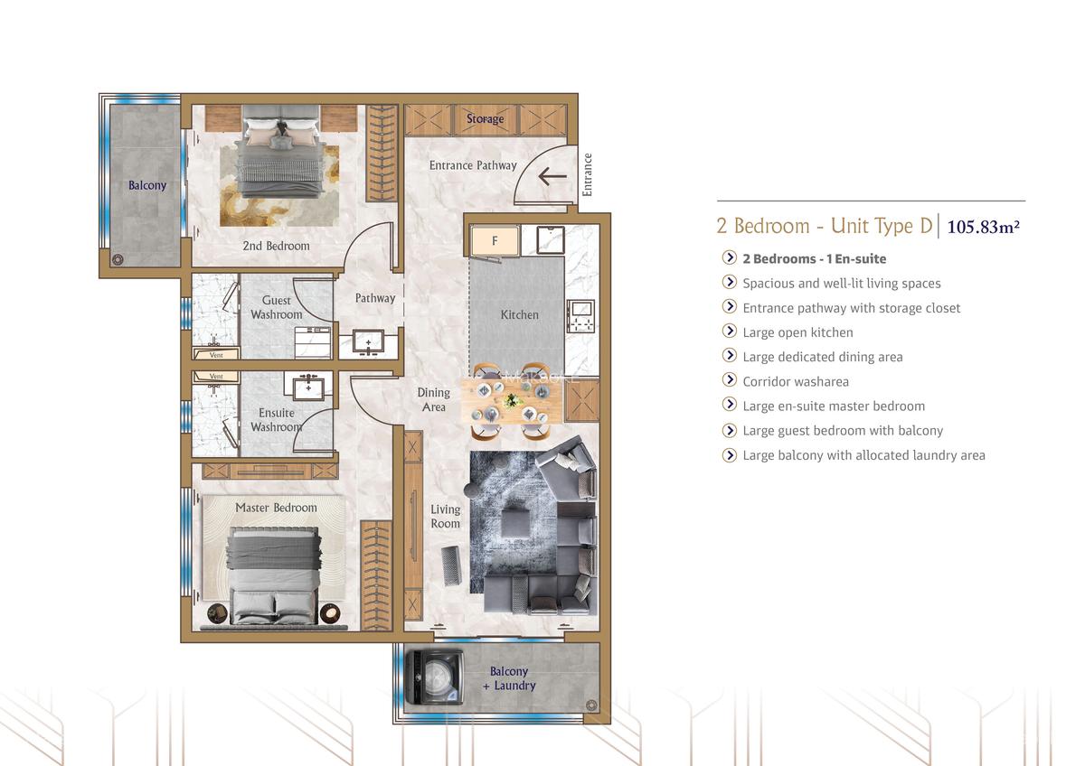 1 Bed Apartment with En Suite in Kilimani - 4