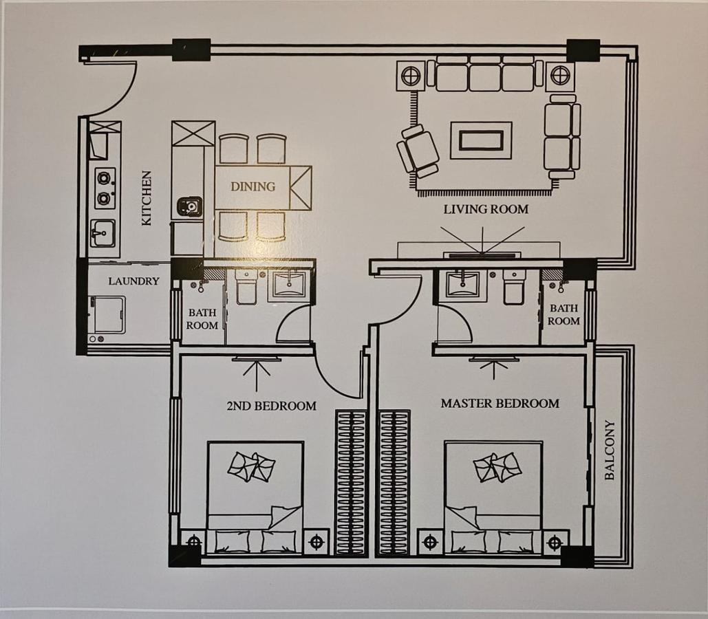 1 Bed Apartment with En Suite at Muthithi Rd - 15