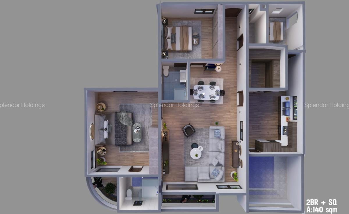 2 Bed Apartment with En Suite in Westlands Area - 12