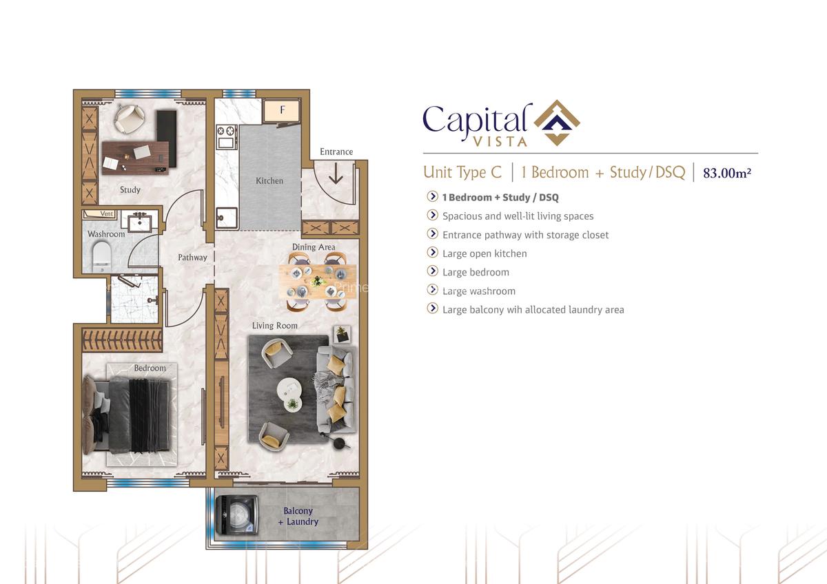 Serviced 1 Bed Apartment with En Suite in Kilimani - 4