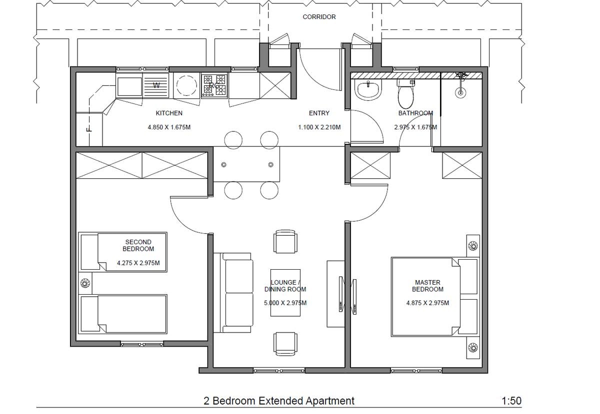 Serviced 2 Bed Apartment with Swimming Pool at Tilisi Gated Community(Maisha Mapya) 2Br - 2