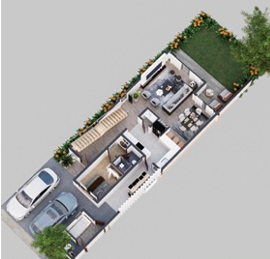 4 Bed Townhouse with En Suite at Mlolongo Mombasa - 17