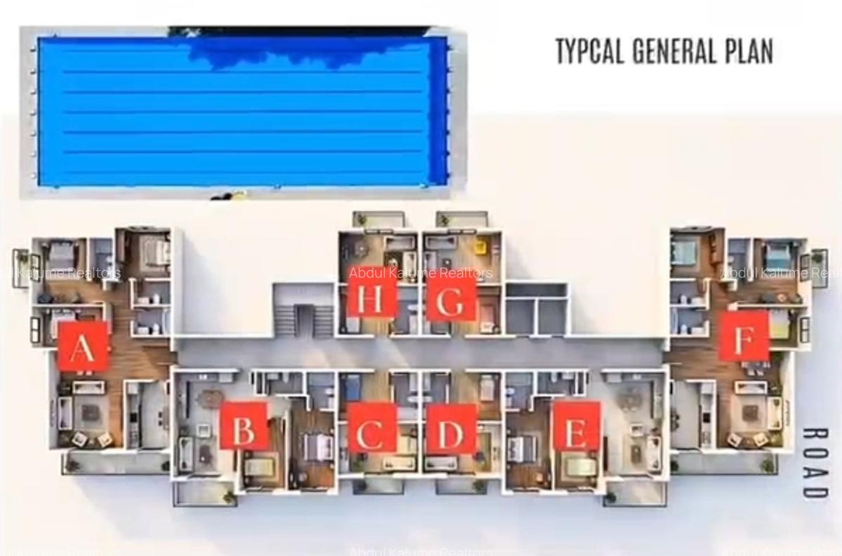 Serviced 3 Bed Apartment with En Suite at Nyali - 6