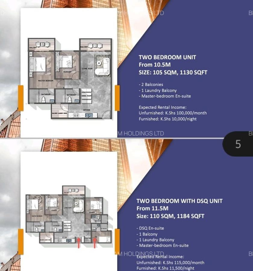 2 Bed Apartment with En Suite at Waiyaki Way - 1