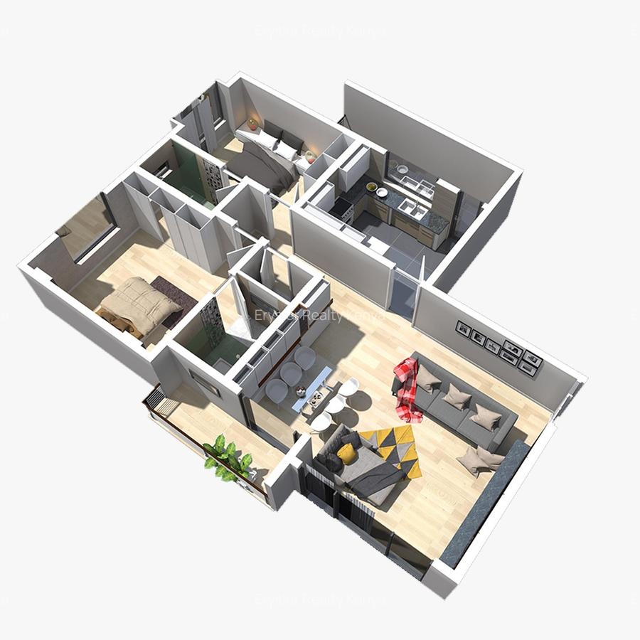 2 Bed Apartment with En Suite at Bulema Rd - 1