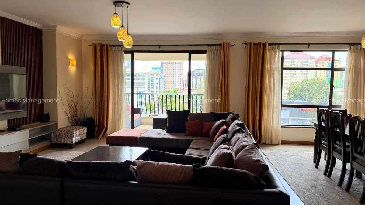Furnished 3 Bed Apartment with En Suite in Kilimani - 7