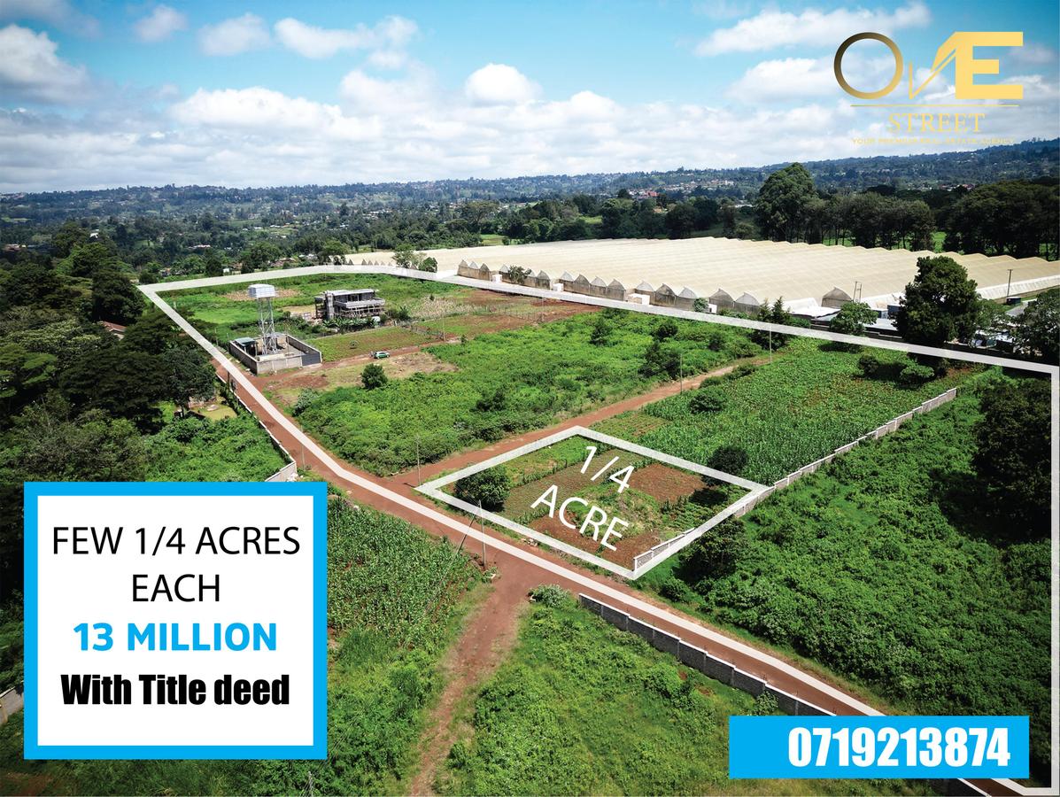 residential land at kiambu county