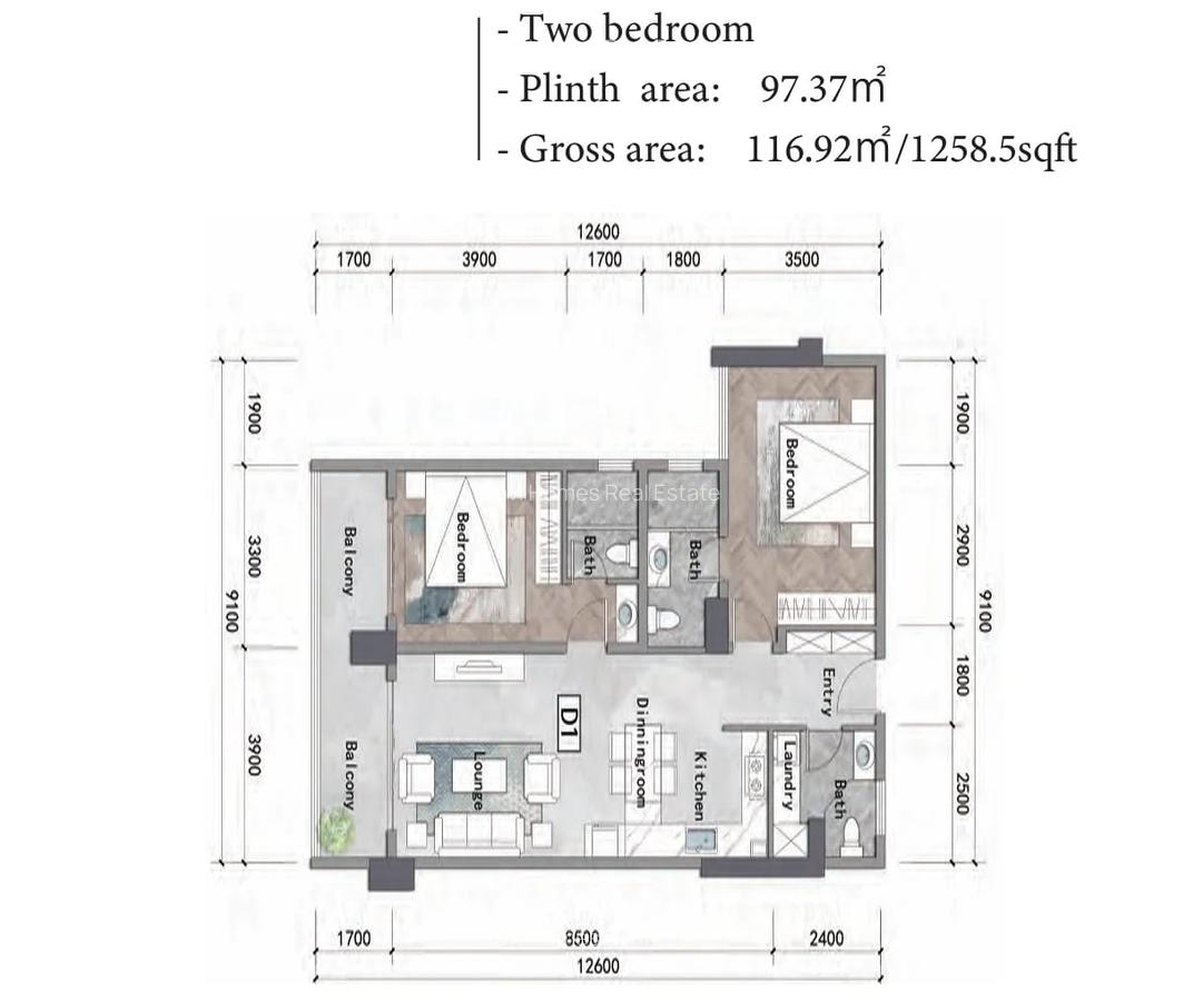 1 Bed Apartment with Swimming Pool at General Mathenge - 15