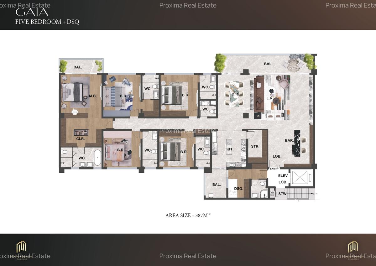 3 Bed Apartment with En Suite in Brookside - 3