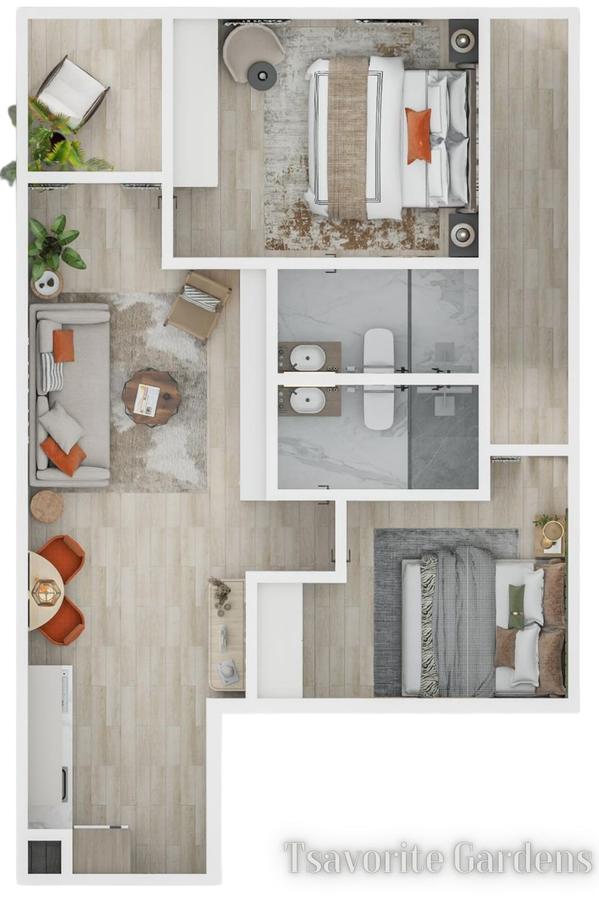 2 Bed Apartment with En Suite at Kilimani Estate Nairobi - 5