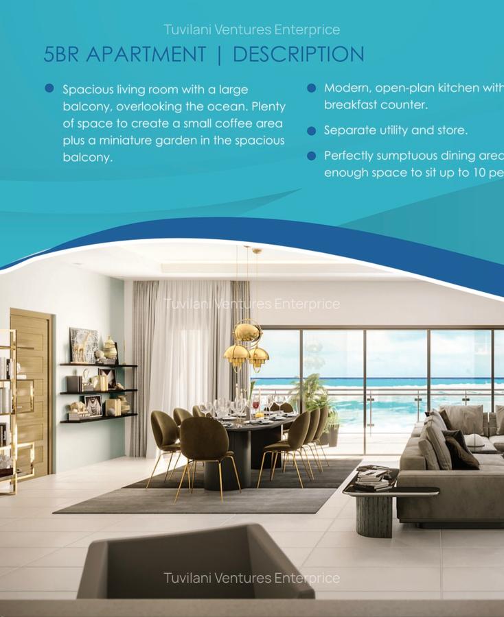 Serviced 4 Bed Apartment with En Suite at Nyali - 4