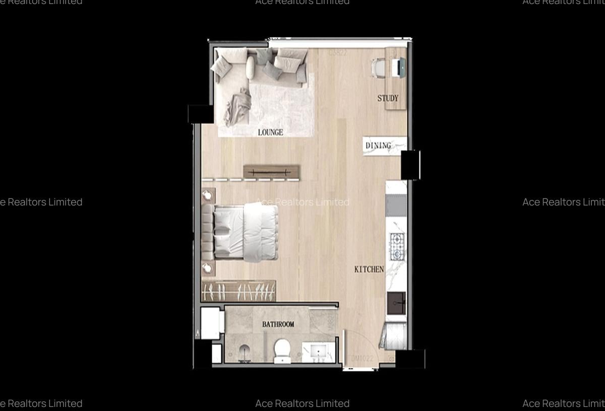 Studio Apartment with En Suite at Lantana - 2