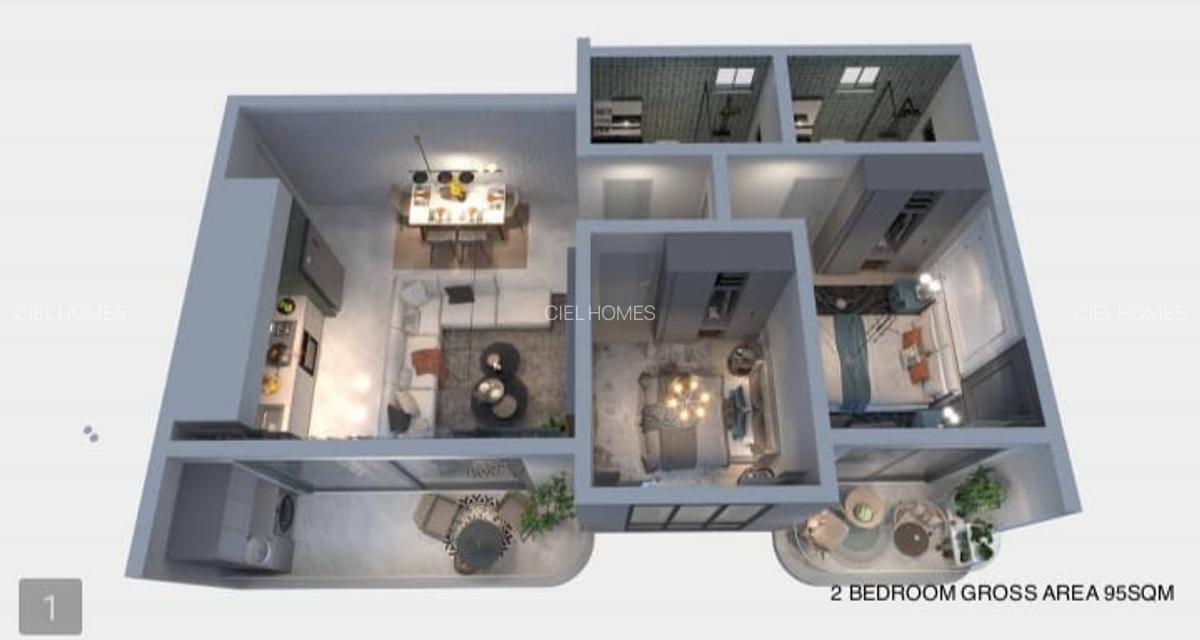 1 Bed Apartment with Swimming Pool at Wood Avenue - 12