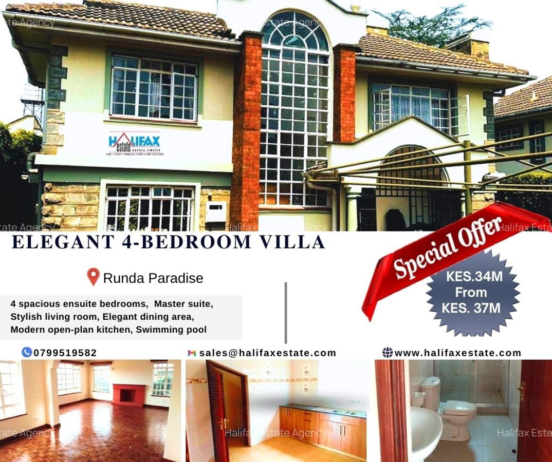 4 Bed Villa with En Suite in Runda - 1