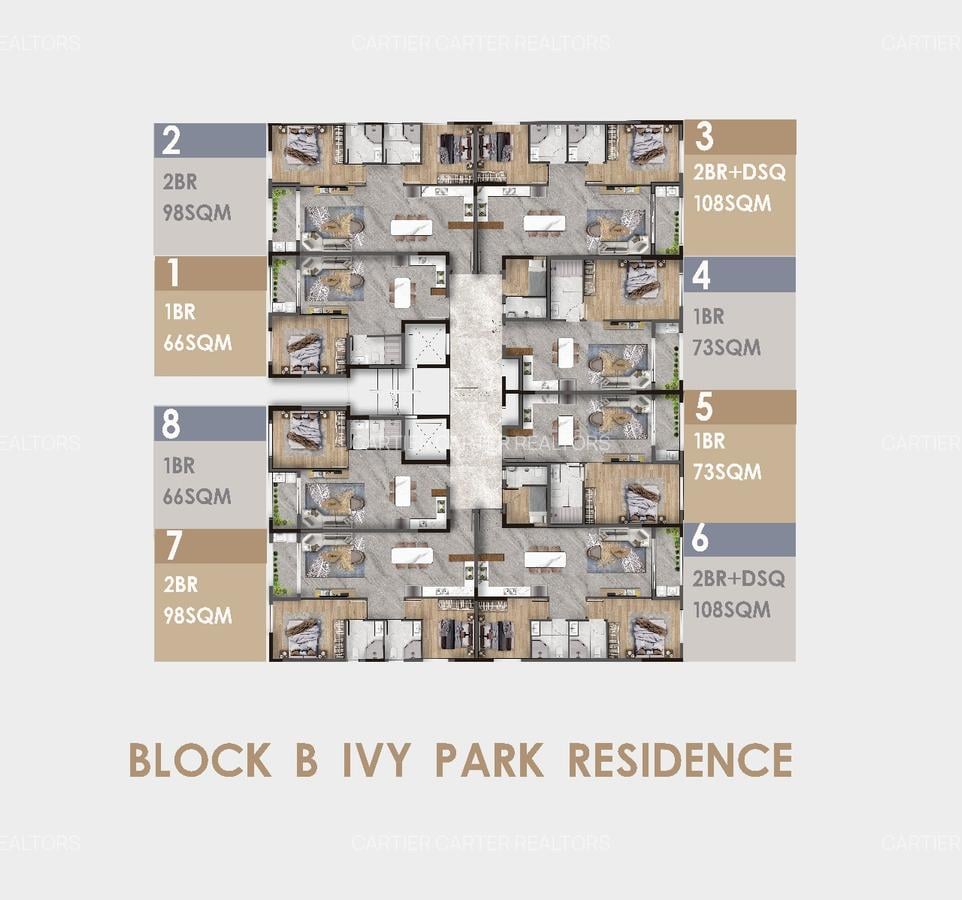 1 Bed Apartment with Swimming Pool in Kilimani - 7