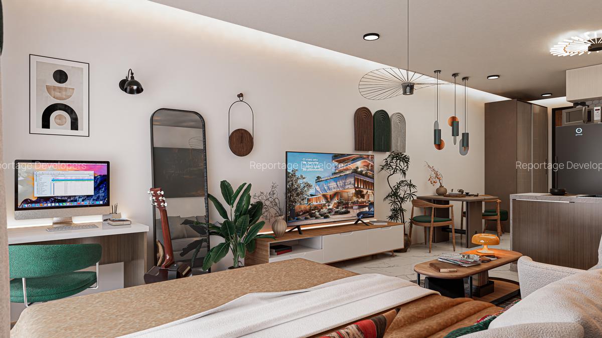 Serviced Studio Apartment with Swimming Pool at Sports Road - 4