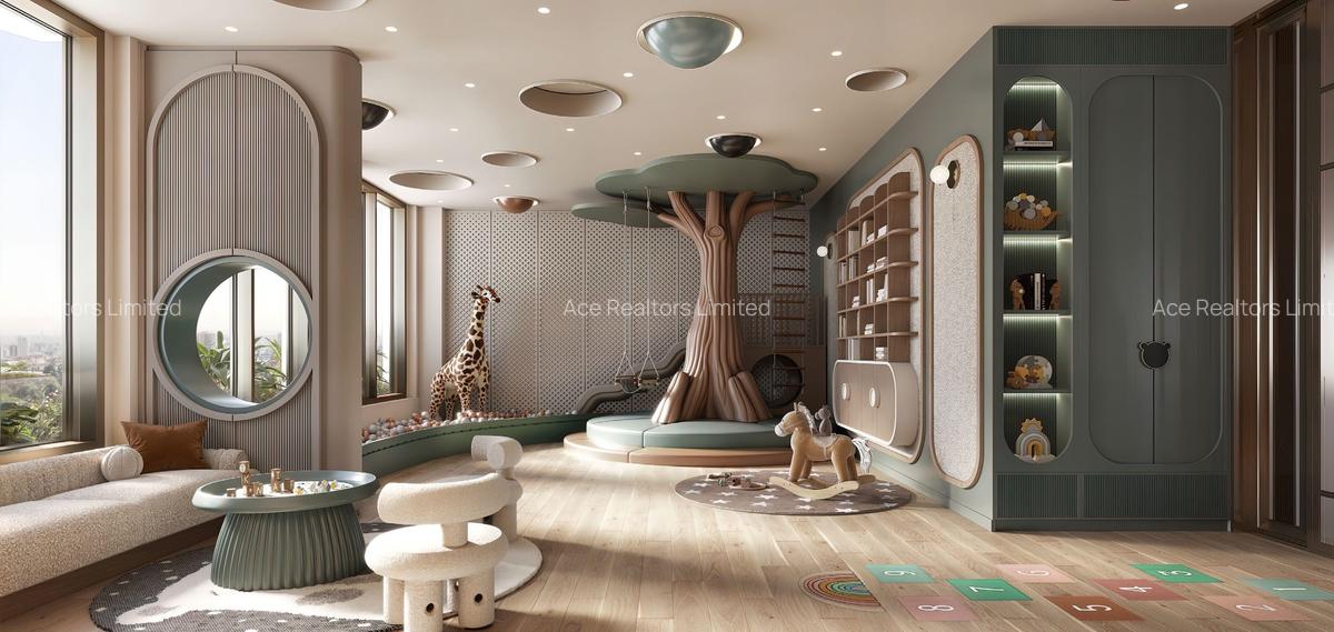 Studio Apartment with Swimming Pool at Muthithi Road - 12