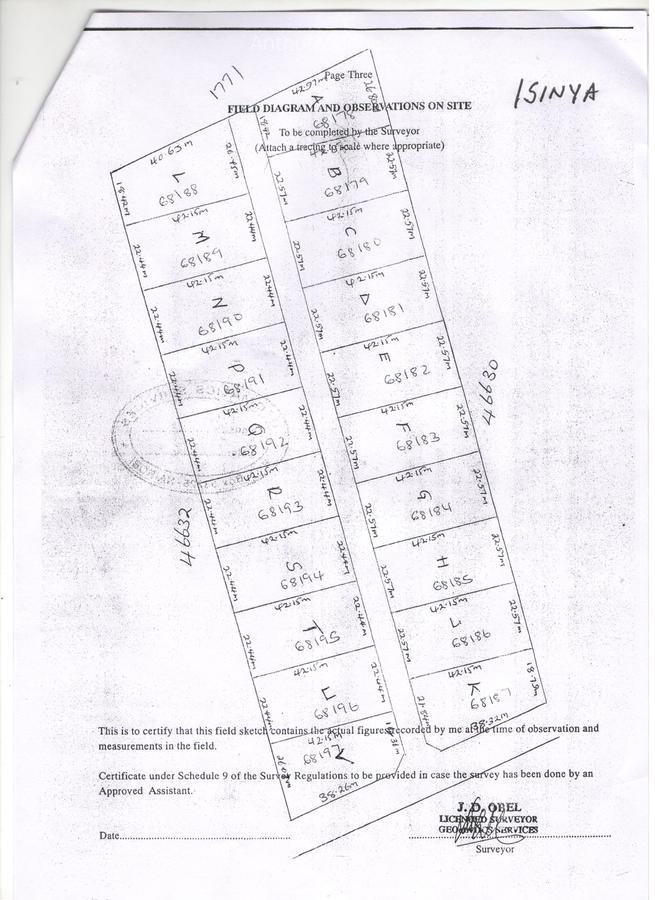 0.25 ac Land in Isinya - 1
