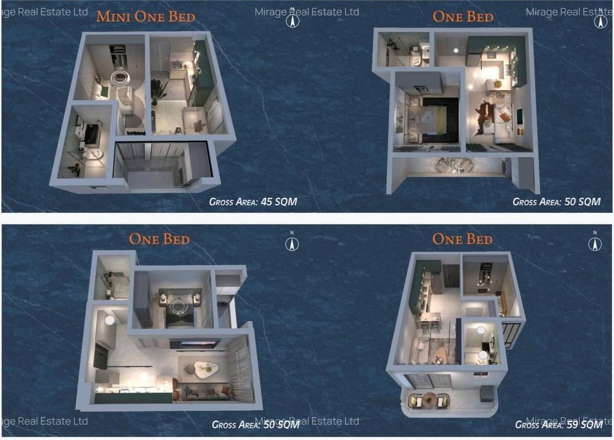 1 Bed Apartment with Swimming Pool in Kilimani - 3