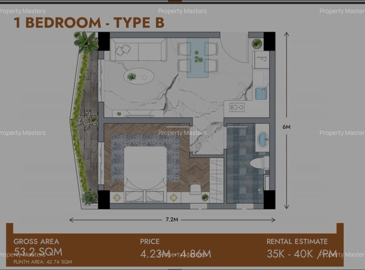 Studio Apartment with Swimming Pool at Lower Kabete - 14