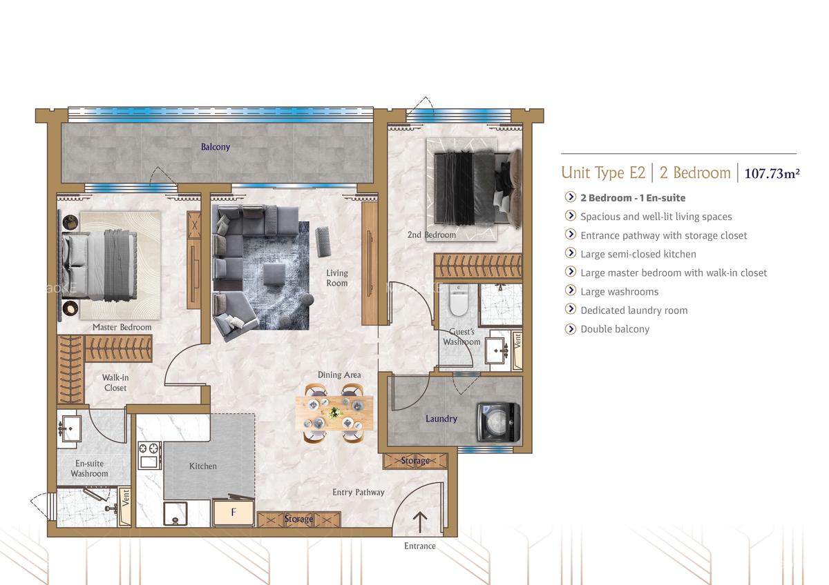 1 Bed Apartment with En Suite in Kilimani - 6