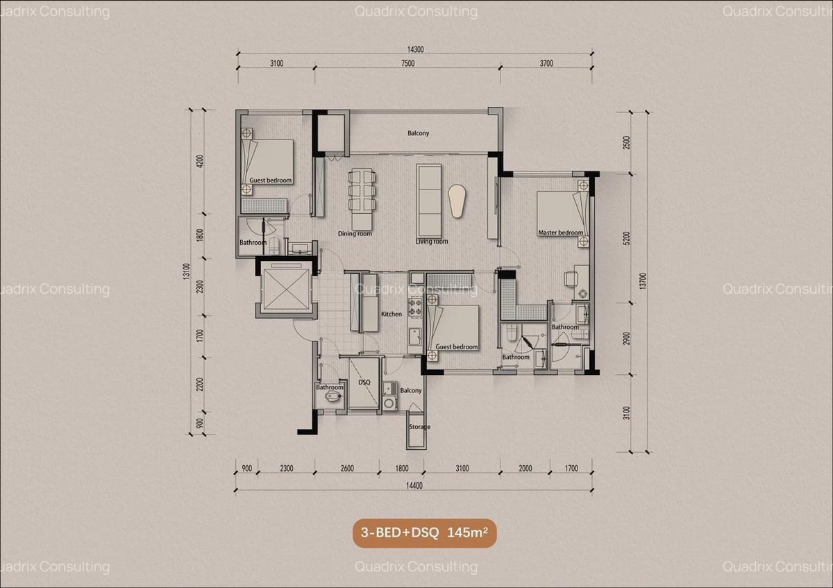 Serviced 2 Bed Apartment with En Suite in Syokimau - 4