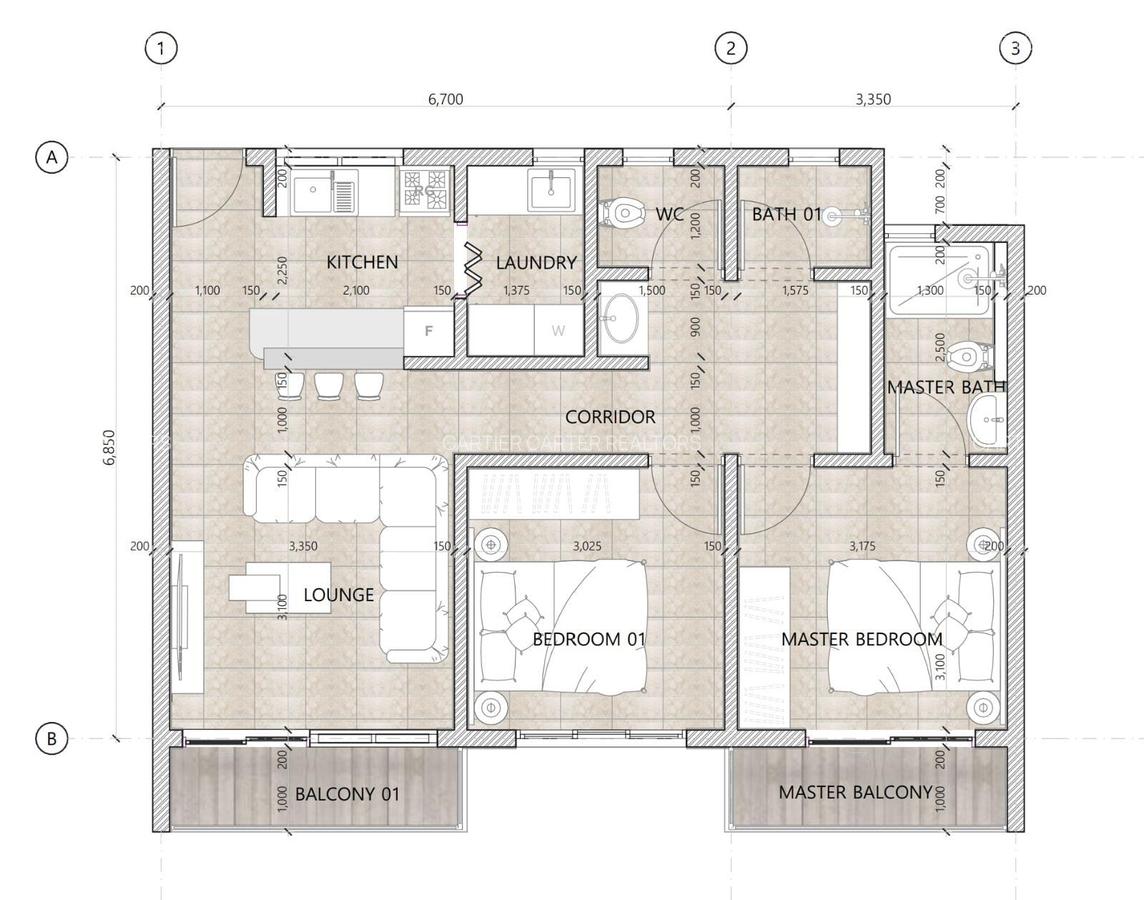 1 Bed Apartment with Swimming Pool in Ruaka - 5