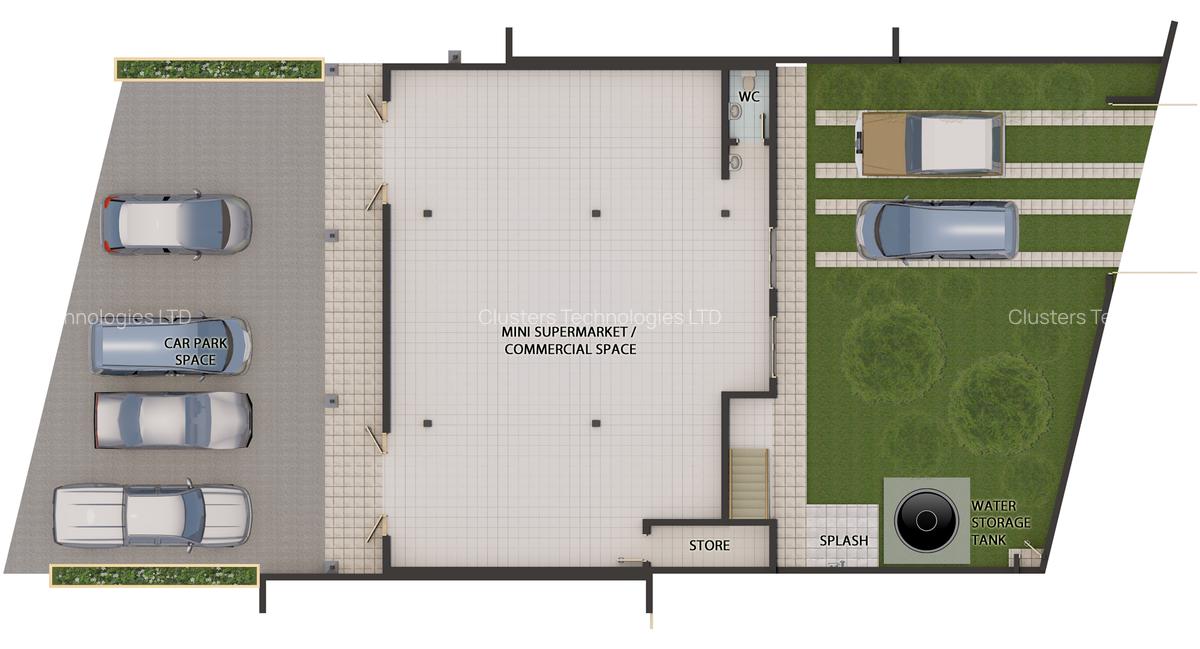 Commercial Property with Parking at Mutongoni Road - 1