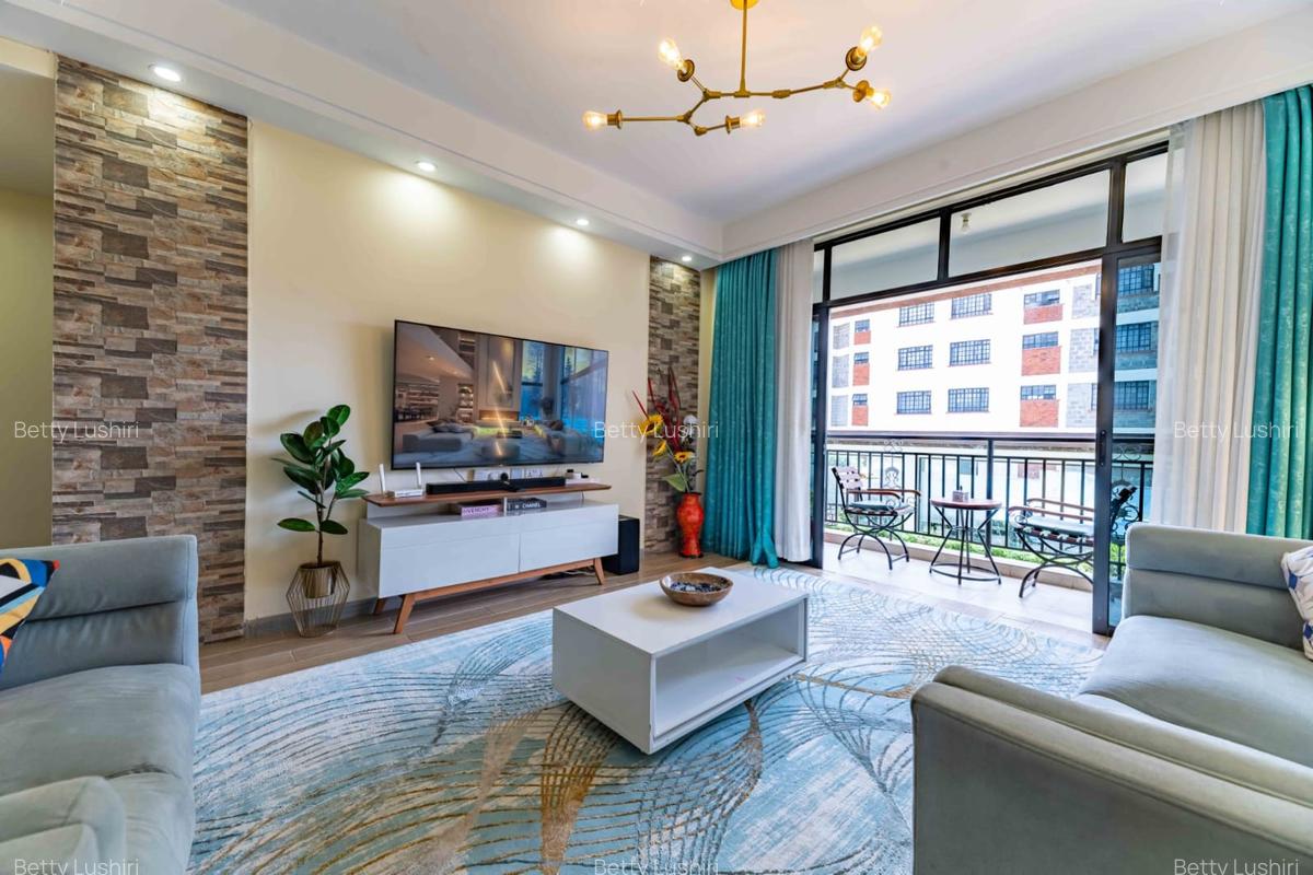 Serviced 2 Bed Apartment with Swimming Pool at Oloitoktok Road - 2