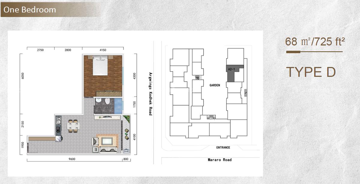 1 Bed Apartment with Gym in Lavington - 3