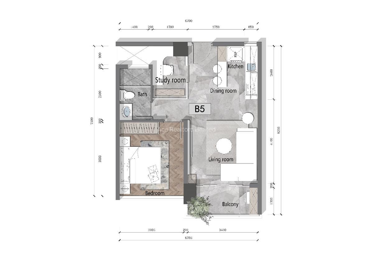 1 Bed Apartment with En Suite at Valley Arcade - 2