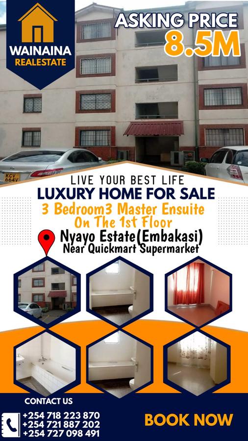 3 Bed Apartment with Parking at Nyayo Estate - 11