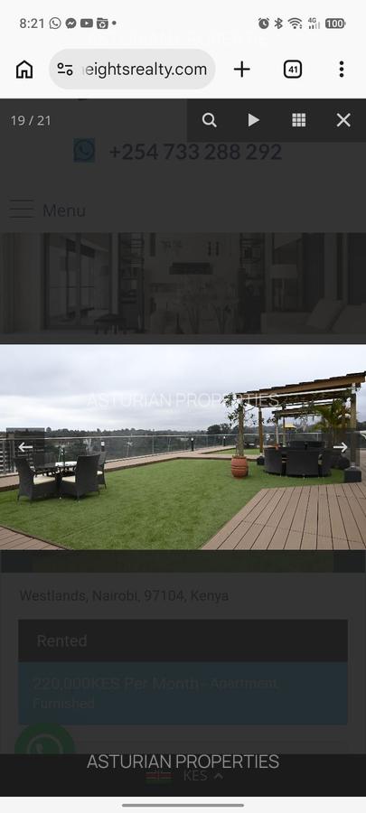 Serviced 2 Bed Apartment with En Suite in Rhapta Road - 10