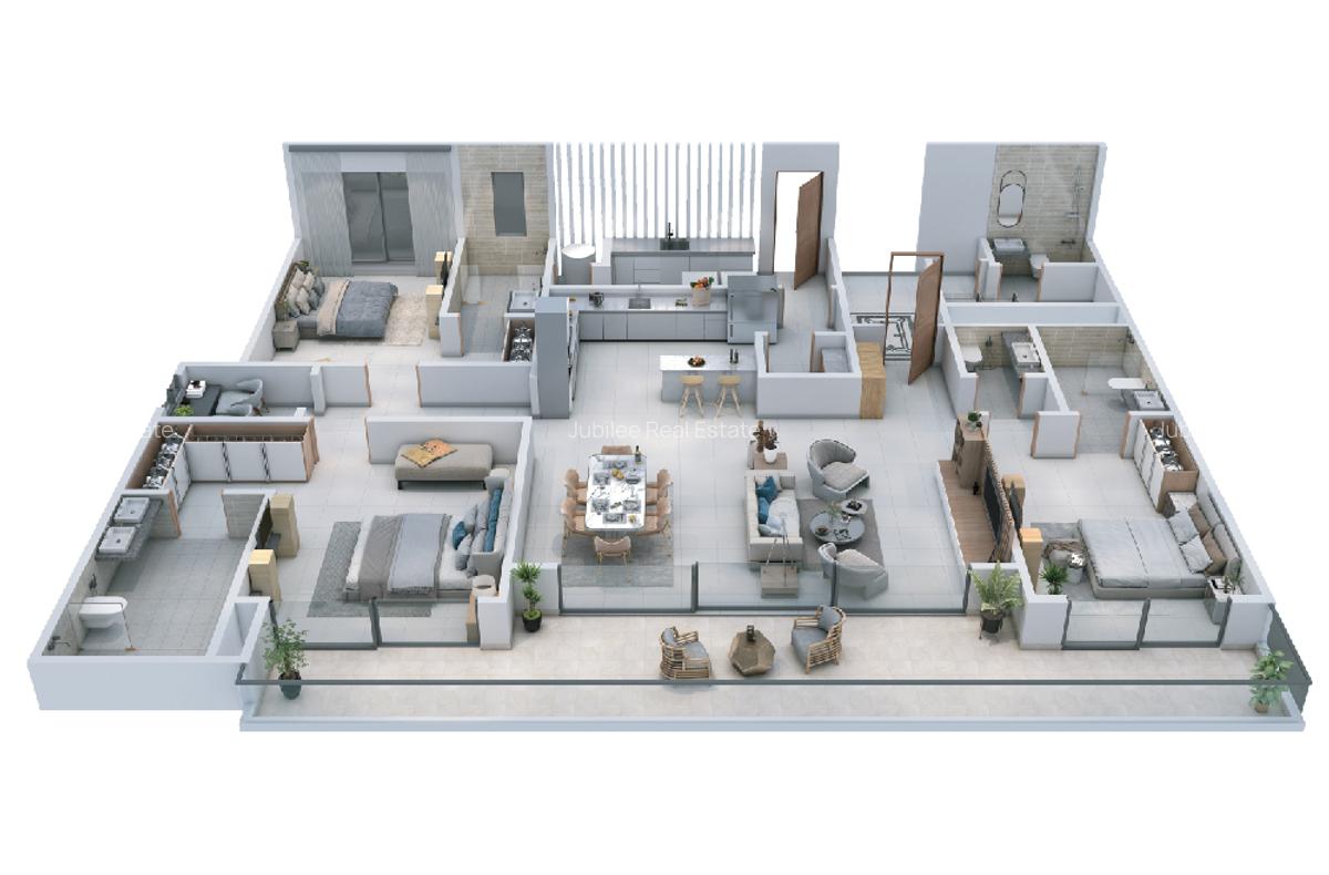 2 Bed Apartment with En Suite at Peponi Road - 3