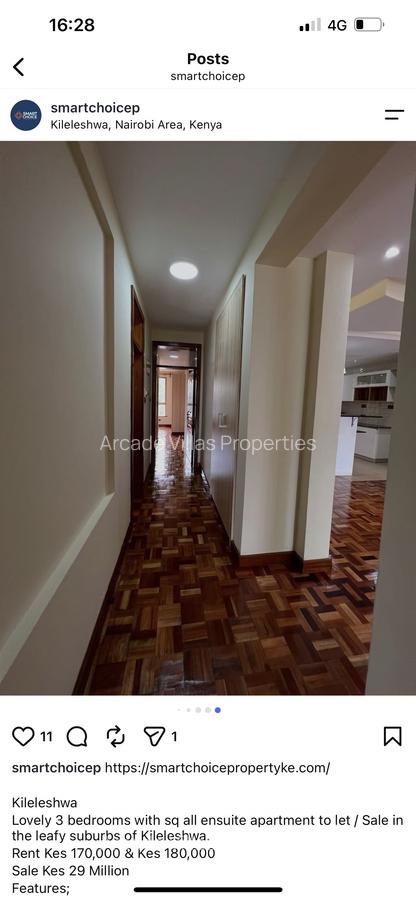 3 Bed Apartment with En Suite in Kileleshwa - 7