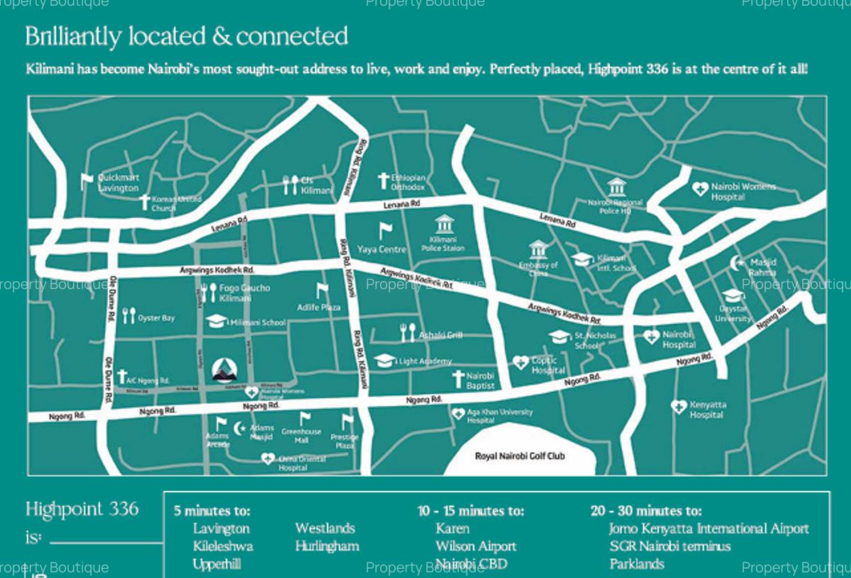 2 Bed Apartment with En Suite in Kilimani - 14