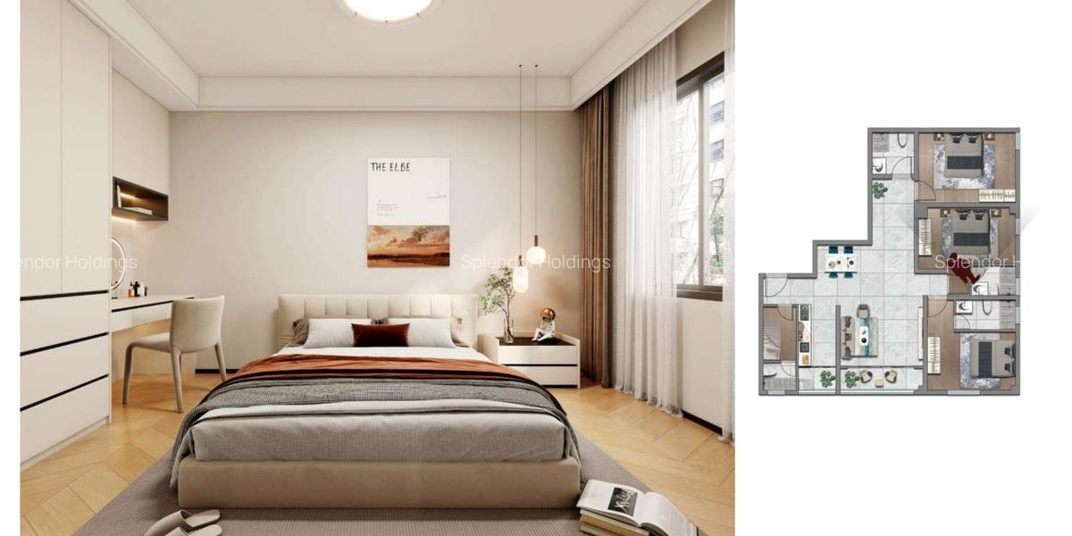 3 Bed Apartment with En Suite in Kilimani - 8