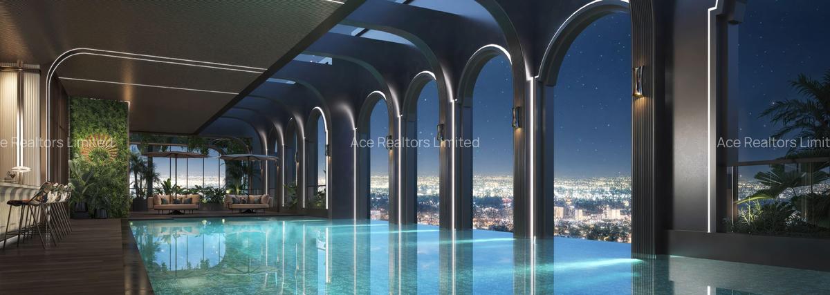 Studio Apartment with Swimming Pool at Muthithi Road - 13