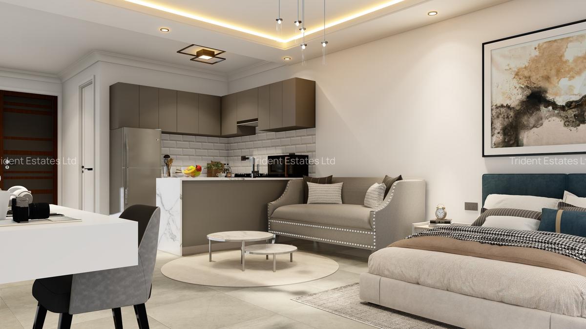 Serviced Studio Apartment with Swimming Pool at Sports Road - 3