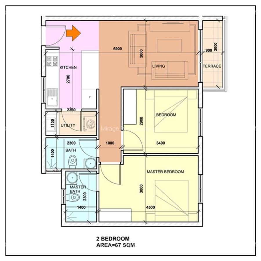 2 Bed Apartment with Swimming Pool in Kitisuru - 3